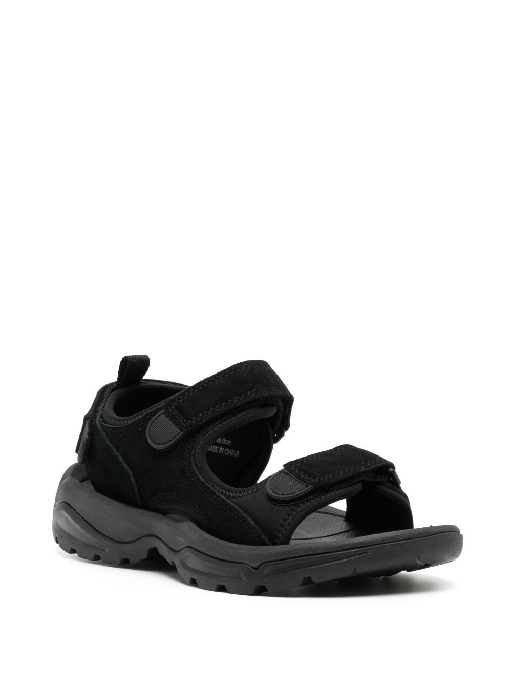 Comme Des Garçons Homme Sandalen met klittenband - Zwart