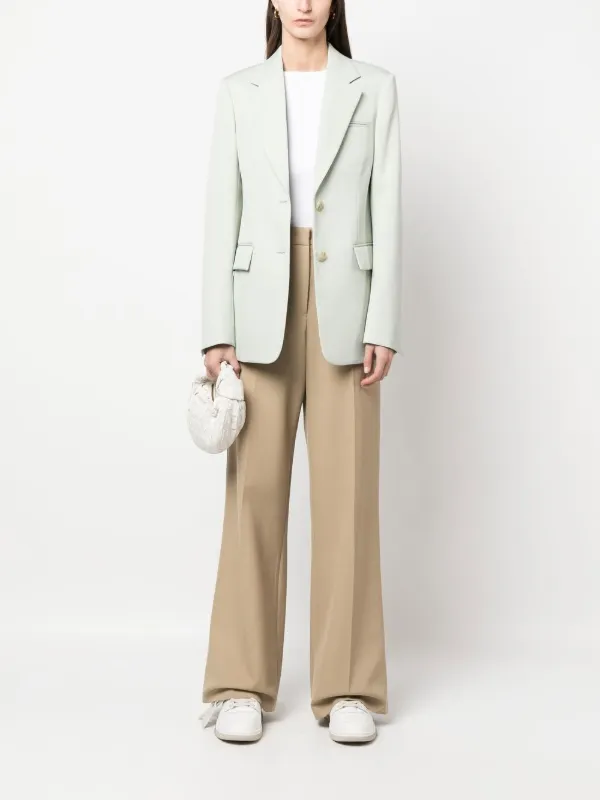 【関税・送料込み】LANVIN BLAZERS SAGE VIRGIN WOOL BLAZER Lanvin Sage virgin wool blazer - Light Green | RMJA00174885401