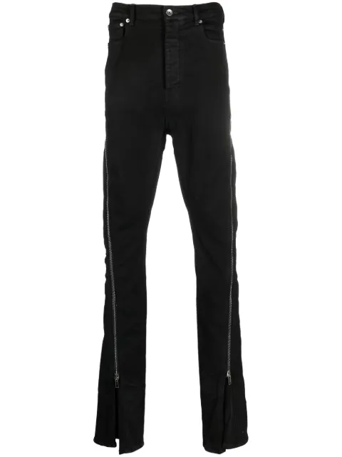 Rick Owens DRKSHDW zip-detail slim-fit jeans