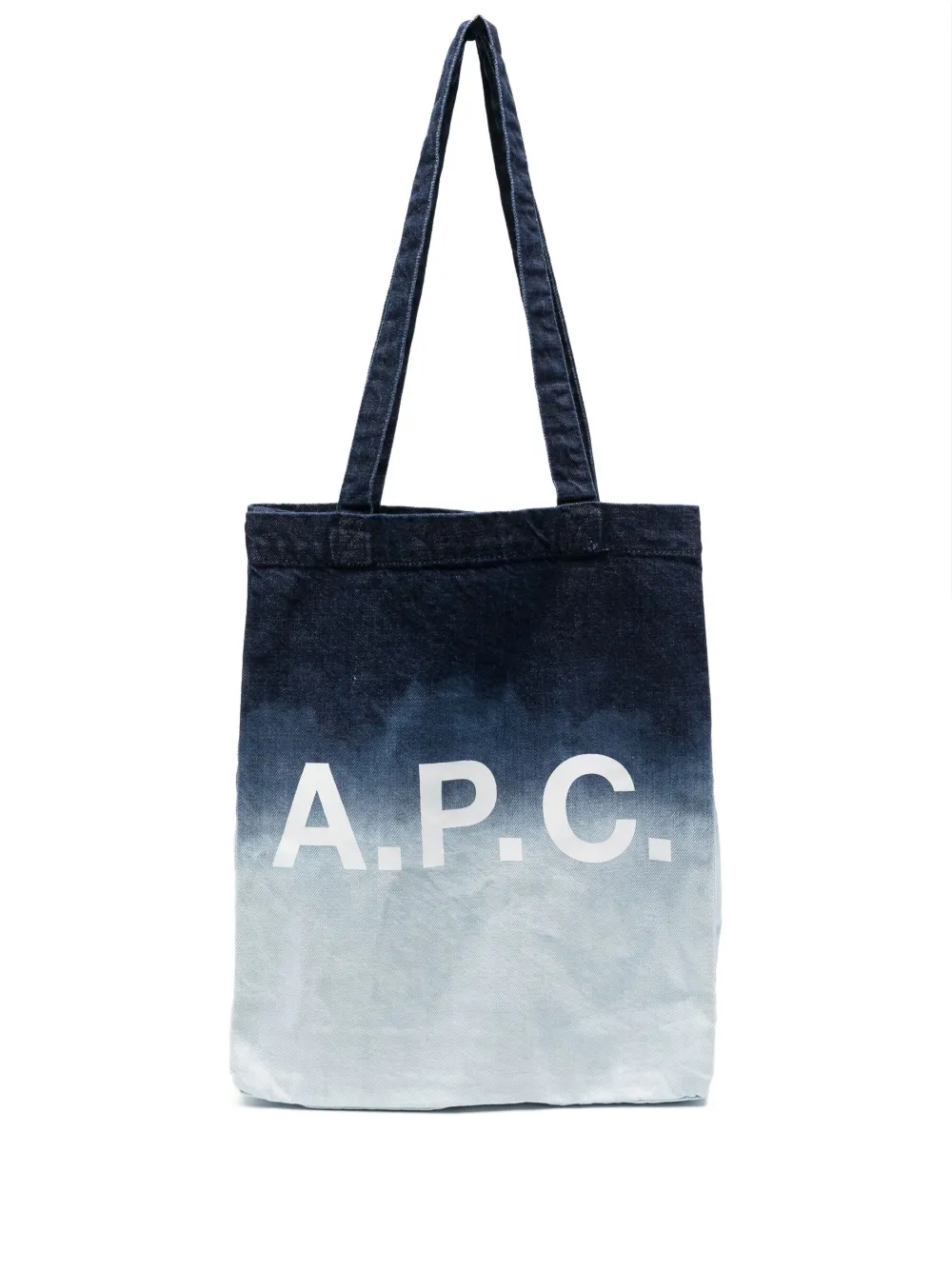 A.P.C. Lou Bleached Denim Tote Bag - Farfetch