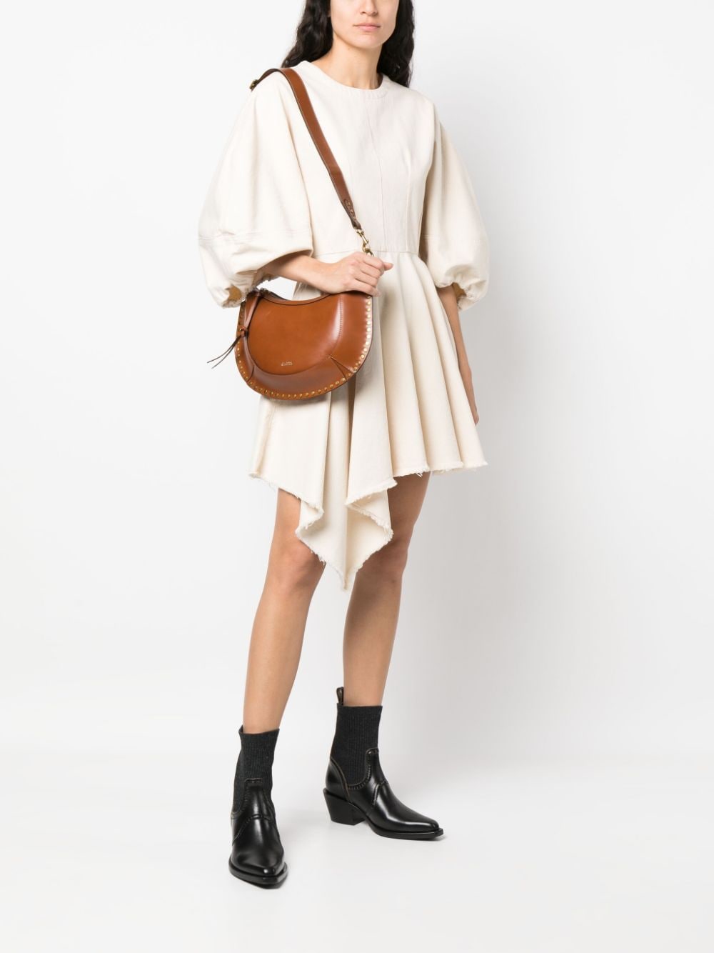 Image 2 of ISABEL MARANT Naoko studded leather tote bag