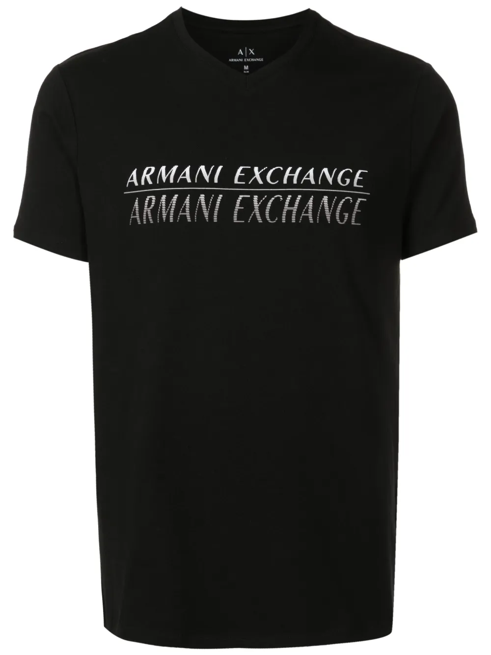 Armani Exchange playera con logo estampado | negro | Image 1