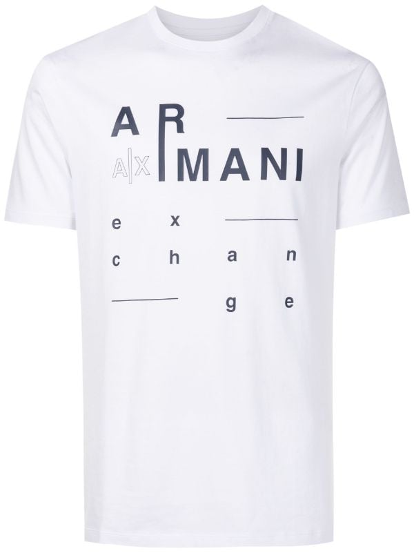 ven lidenskabelig unlock Armani Exchange logo-print Cotton T-shirt - Farfetch
