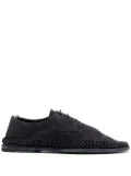 Officine Creative lace-up suede derby shoes - Blue
