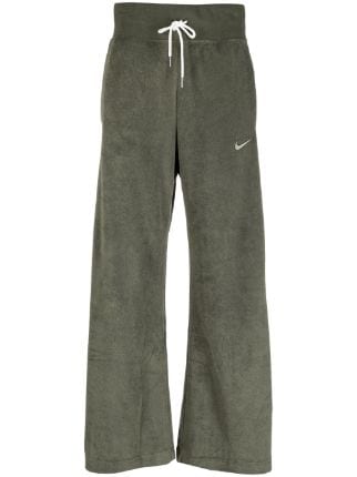 Nike wide-leg Terry Track Pants - Farfetch