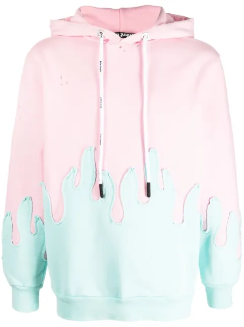 Palm Angels hoodie con motivo Layered Flames