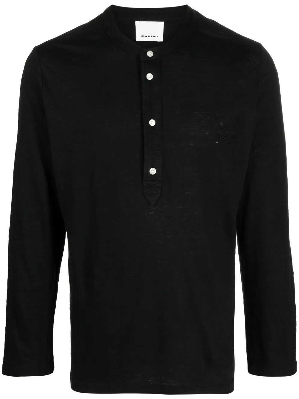 Isabel Marant Lonor Polo Shirt In 黑色