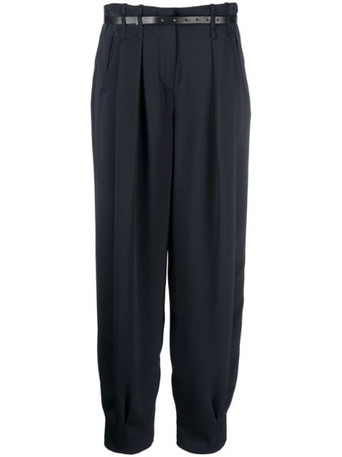 Giorgio Armani - belted tapered trousers