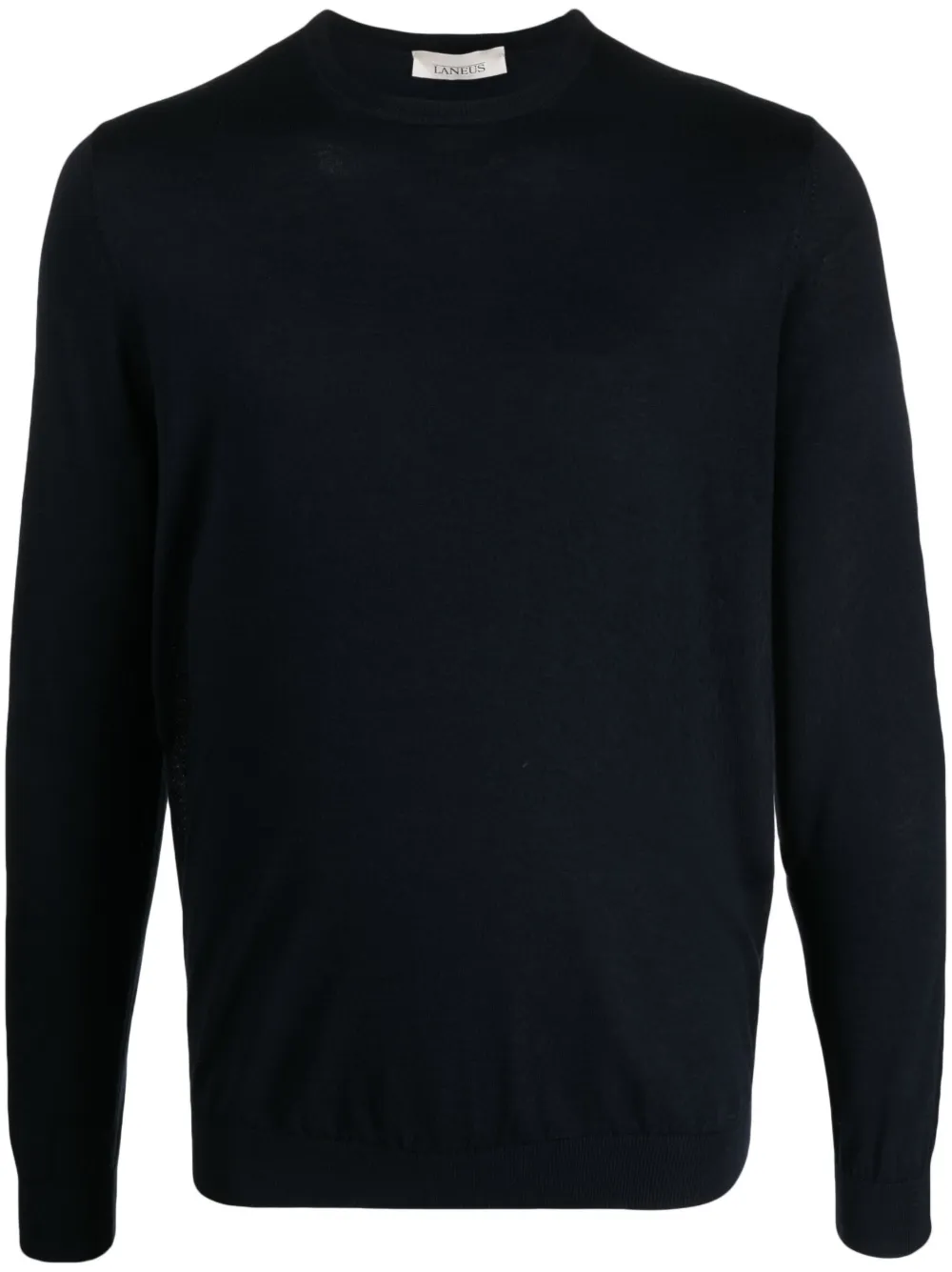 Laneus round-neck knit jumper - Blue
