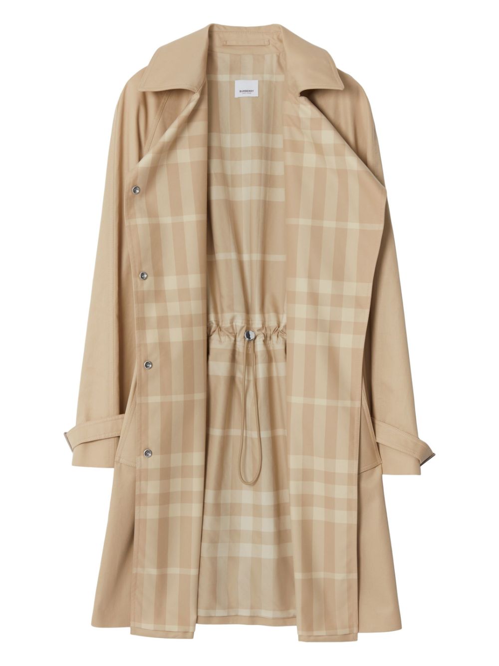 Burberry notched-collar Buttoned Trench Coat - Farfetch