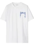 Burberry logo print cotton T-shirt - White