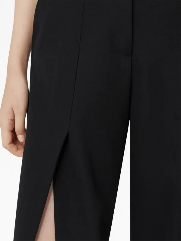 Burberry ワイドパンツ | ブラック | FARFETCH JP