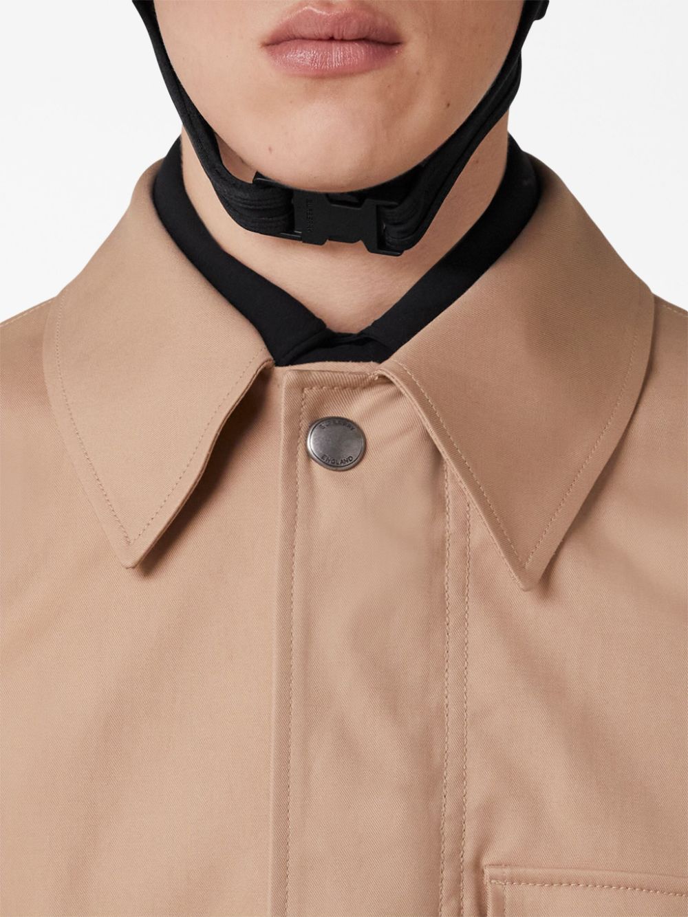 Affordable Burberry gabardine cotton jacket Men