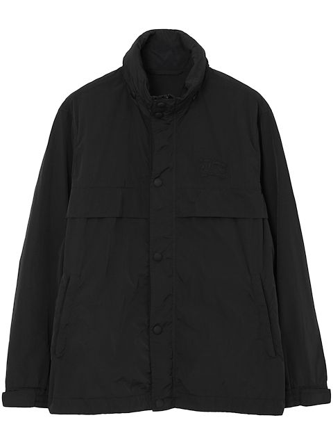 Burberry EDK logo button-up jacket 