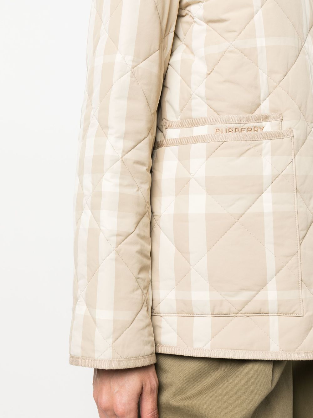 Burberry diamond quilted barn jacket Women