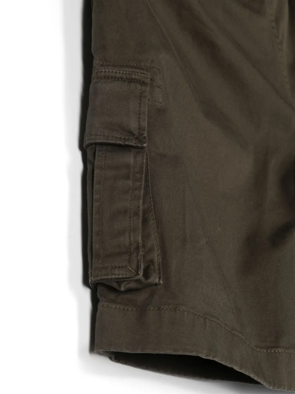  Woolrich Kids Quick-release Buckle Cargo Shorts - Green 