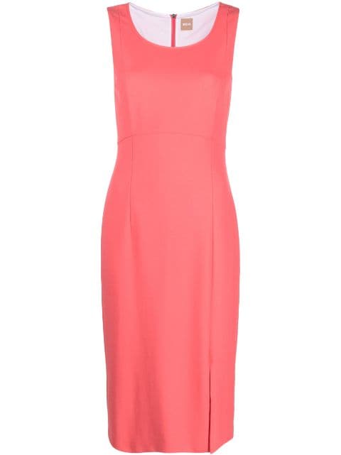 BOSS - sleeveless midi dress