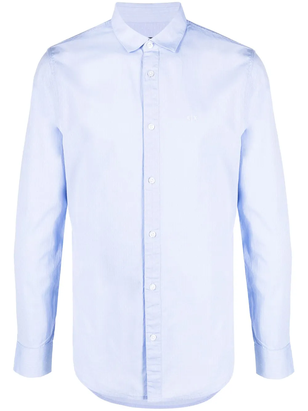 Armani Exchange cotton short-sleeved shirt - Blue