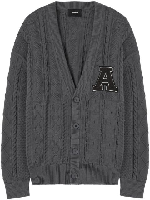 Axel Arigato Alpha logo-appliqué cardigan