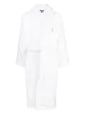 Polo Ralph Lauren embroidered-logo towelling-finish robe - White