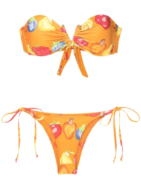 Amir Slama set de dos piezas con frutas estampadas