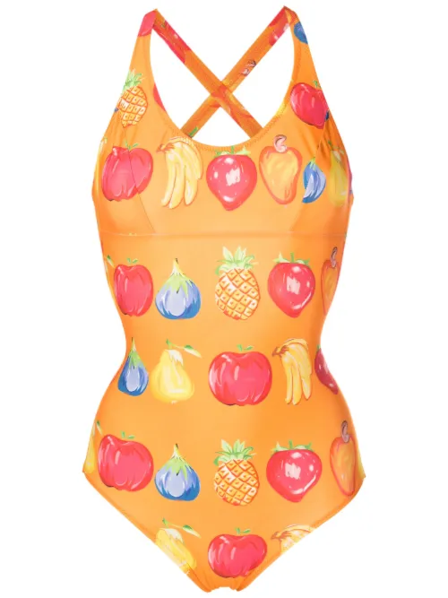 Maillot de bain à imprimé en all over - Amir Slama - Modalova