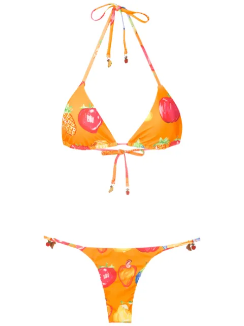Amir Slama set de dos piezas con frutas estampadas