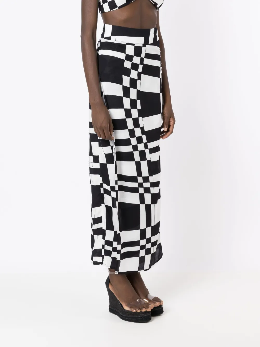 Amir Slama Midirock Mit Print In Black