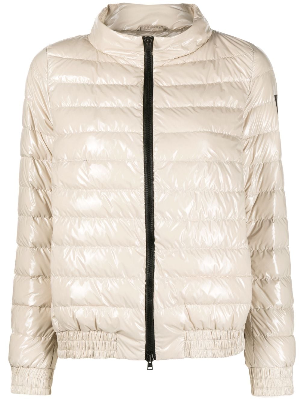 Herno Quilted Padded Down Jacket In Neutrals
