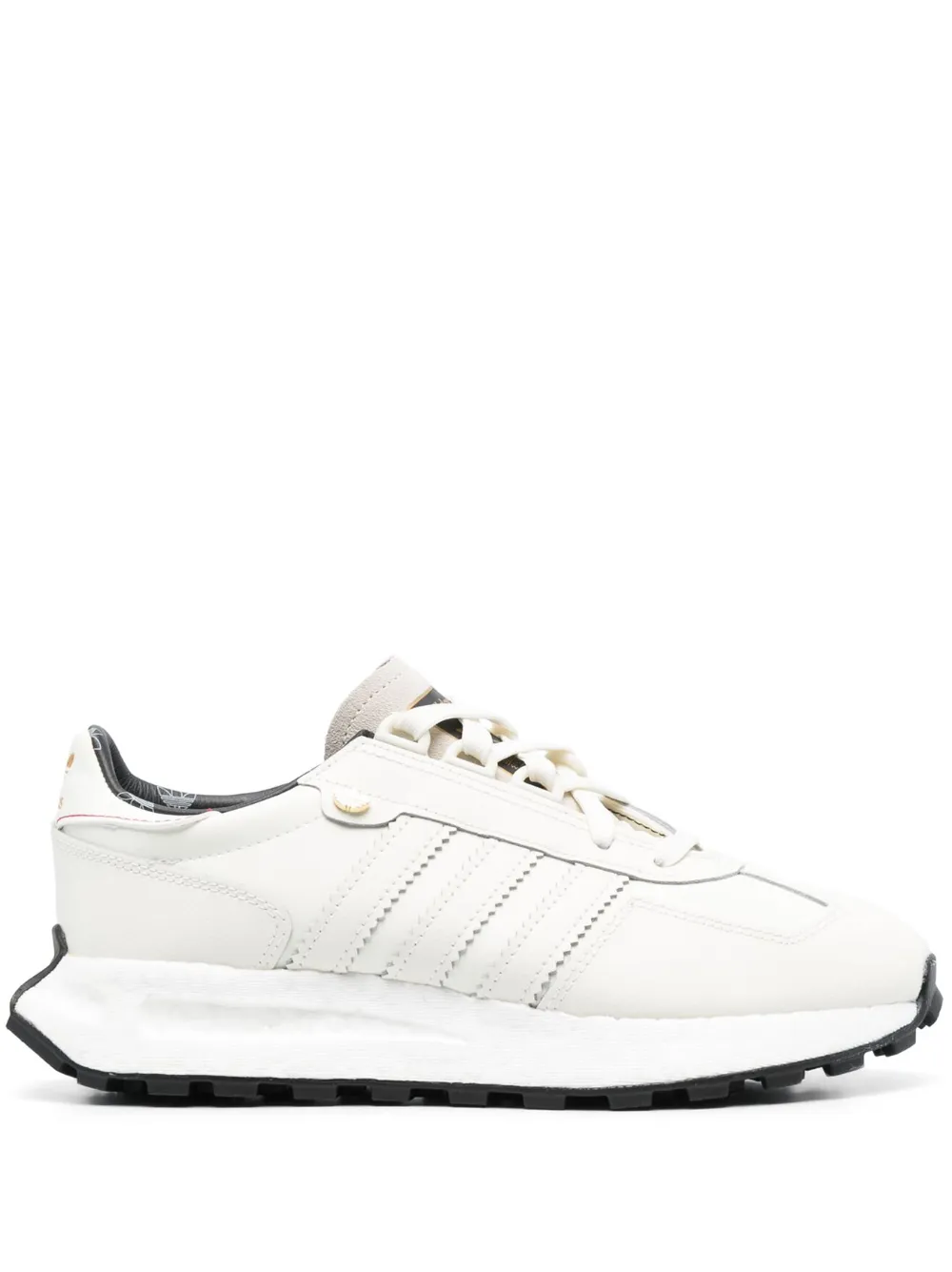 Adidas Originals Retropy E5 Leather Sneakers In Weiss