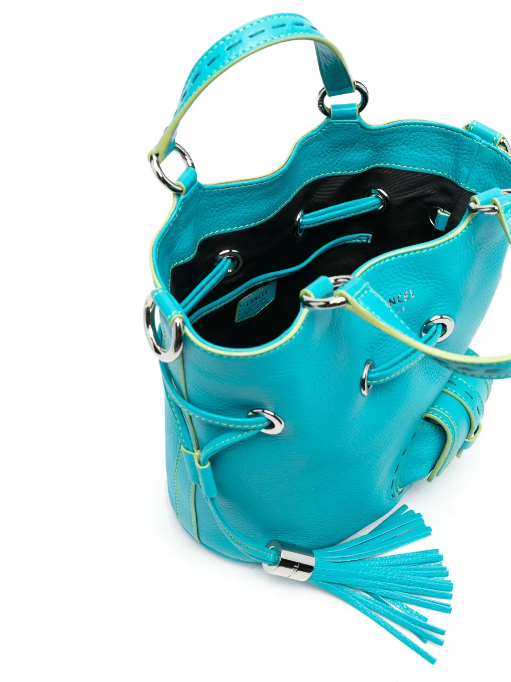 Lancel Tasseled Leather Bucket Bag Farfetch
