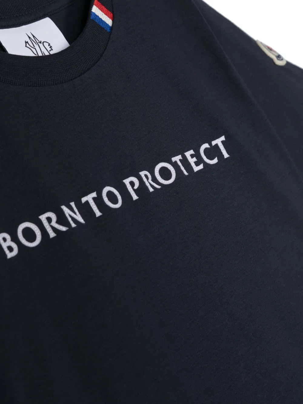 Logo Patch-Detail Cotton T-Shirt