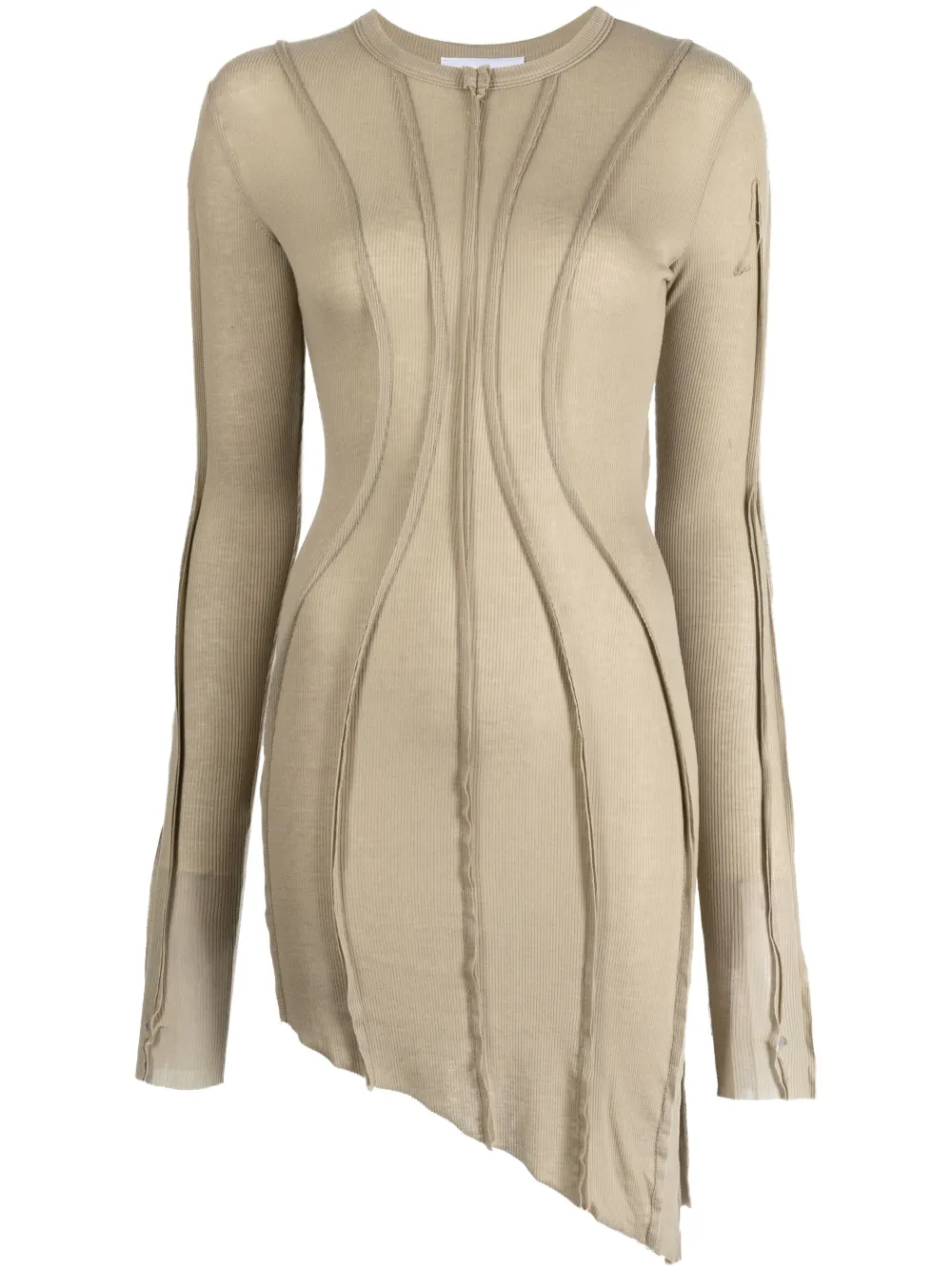 Sami Miro Vintage inside-out Seams Fitted Dress - Farfetch