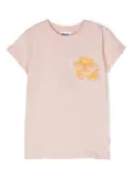 Molo sequin-flower organic cotton T-shirt - Pink