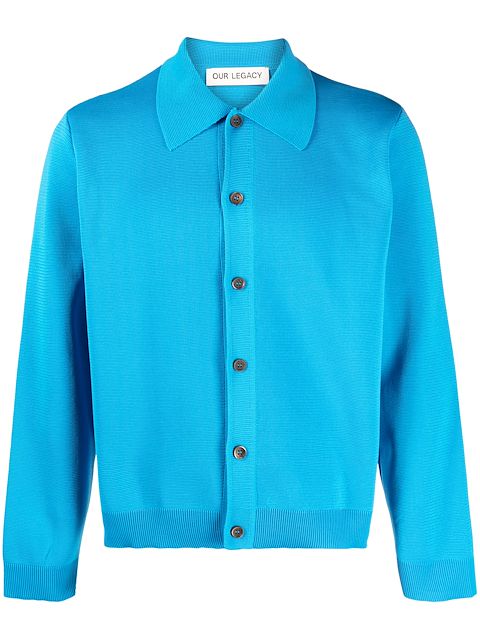 OUR LEGACY Evening Polo knit cardigan