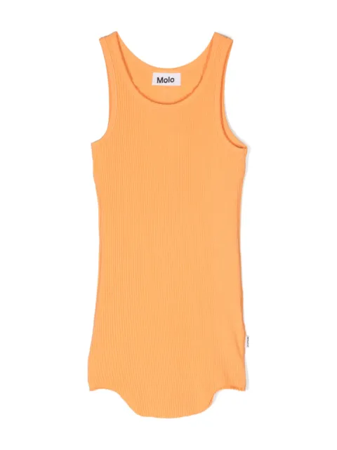 Molo ribbed stretch organic cotton top