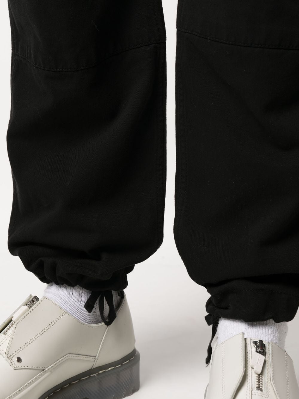 Shop Carhartt Straight-leg Cargo Trousers In Black
