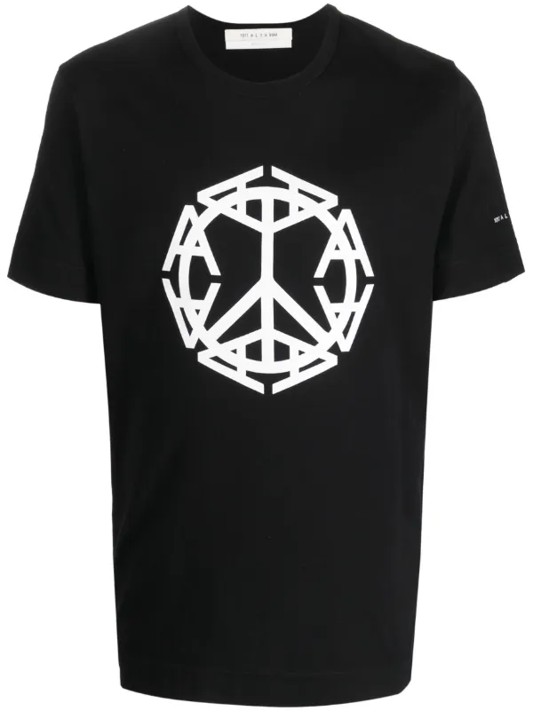 ◇1017 ALYX 9SM◇ 柄入りTシャツ イタリア製 ジャージー素材 1017 ALYX 9SM(ALYX)(イチゼロイチナナアリクスキューエスエム