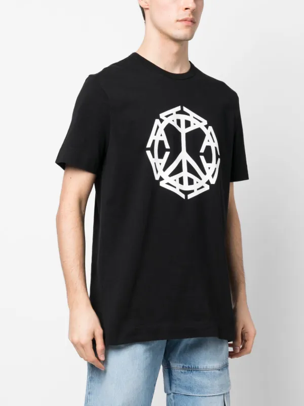 ☆新着【1017 ALYX 9SM】インターシャ アップリケ ロゴ Tシャツ 1017 ALYX 9SM グラフィック Tシャツ | ブラック | FARFETCH JP