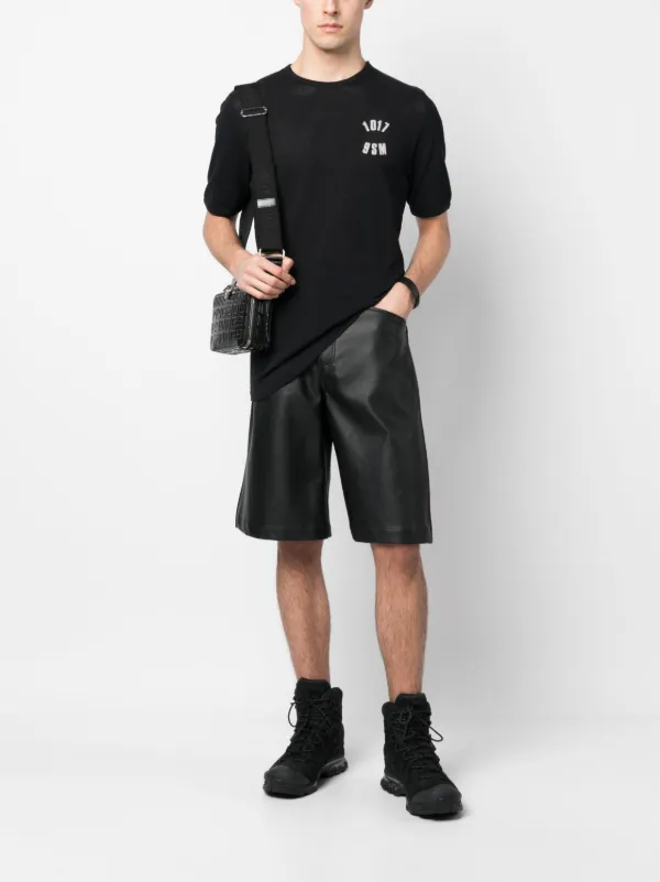 1017 ALYX 9SM logo-print Cotton T-shirt | Black | FARFETCH