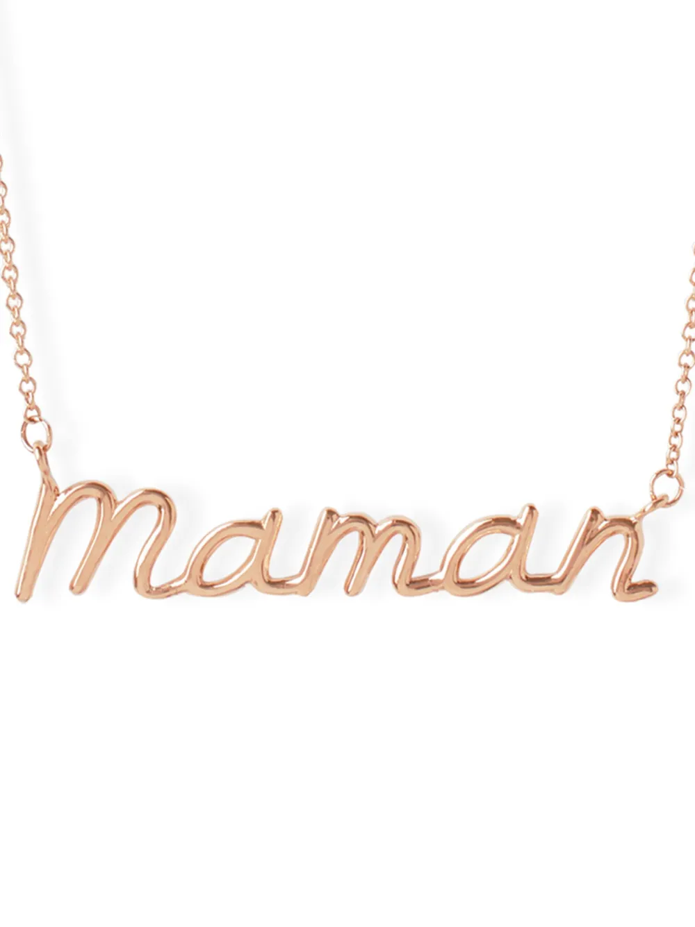 THE ALKEMISTRY 18kt rose gold Maman necklace - Roze