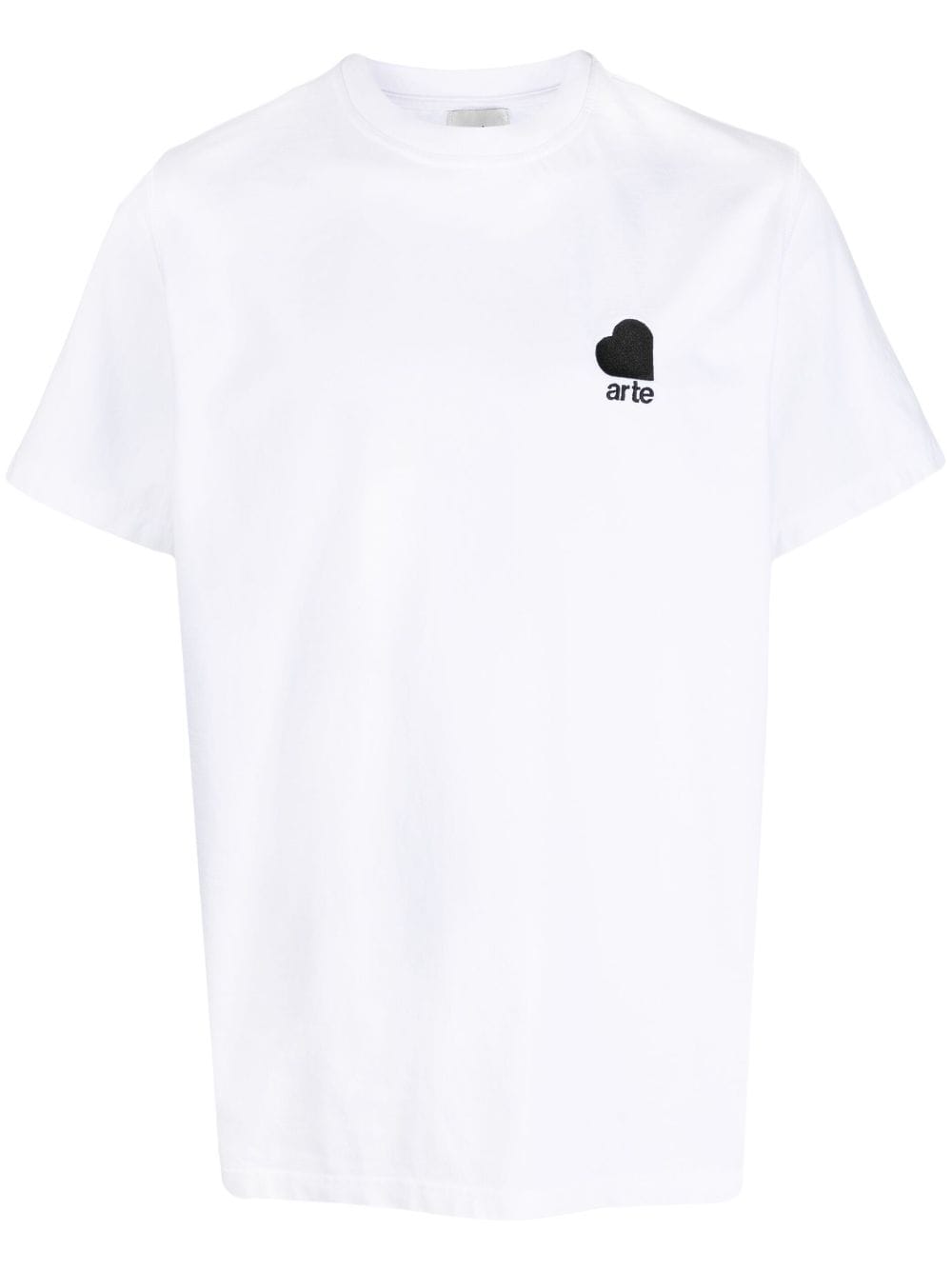 ARTE logo-embroidered cotton T-shirt