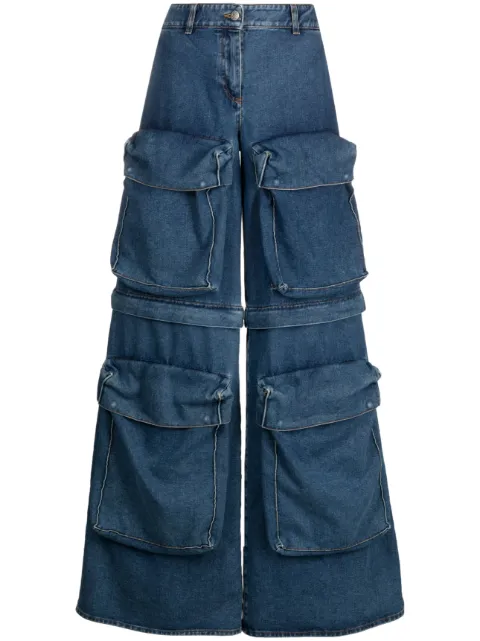 Giuseppe Di Morabito jeans anchos con piernas removibles