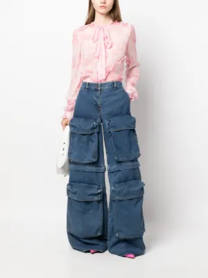 【Giuseppe Di Morabito】ワイドレッグデニムジーンズ Giuseppe Di Morabito Denim for Women - FARFETCH