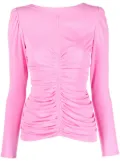 Givenchy ruched long-sleeve top - Pink