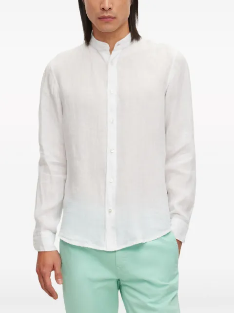 BOSS camisa con cuello mao