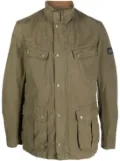 Barbour International logo-patch lightweight jacket - Green