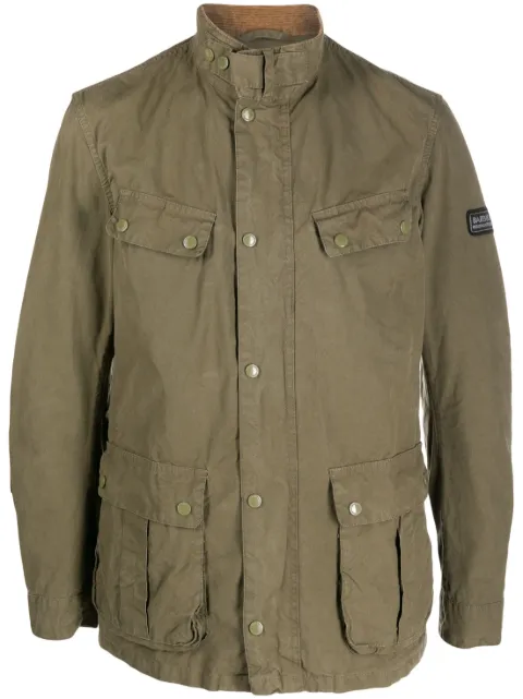 Barbour International chamarra ligera con parche del logo