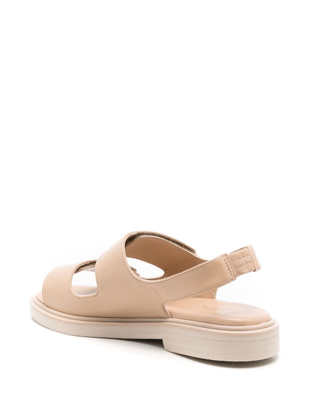 Shop Sarah Chofakian Catherine Touch-strap Sandals In Neutrals