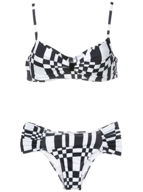 Amir Slama geometric-print two-piece set